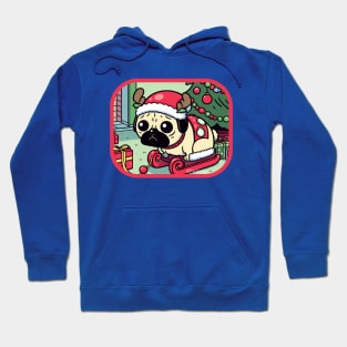 Christmas Pug Hoodie